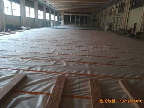 陕西榆林神木何家塔煤矿运动地板施工案
